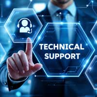 Contact support thumb